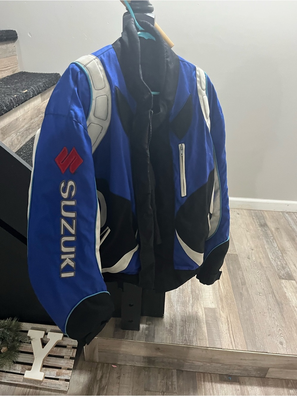 Men’s Blue Performance Riding Jacket - Picture 5 of 6
